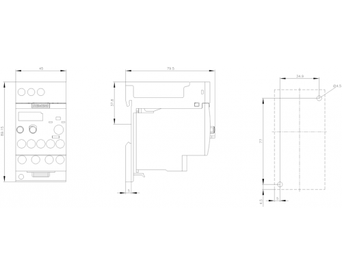 3RU2116-0EB1 реле перегрузки