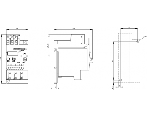 3RU2116-1GC1 реле перегрузки