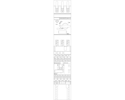 3RA2110-1JH16-1AP0 пусковая сборка Sirius