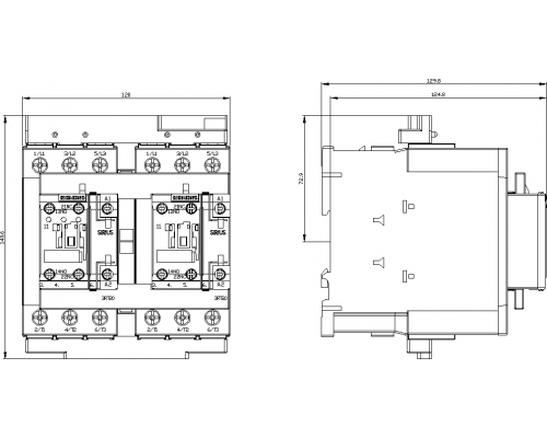 3RA2338-8XE30-1NB3 пусковая сборка Sirius