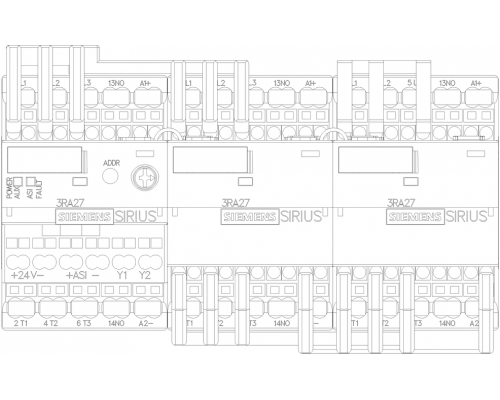 3RA2417-8XH31-2BB4 пусковая сборка Sirius