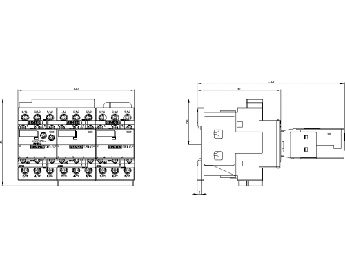 3RA2426-8XF32-1AL2 пусковая сборка Sirius