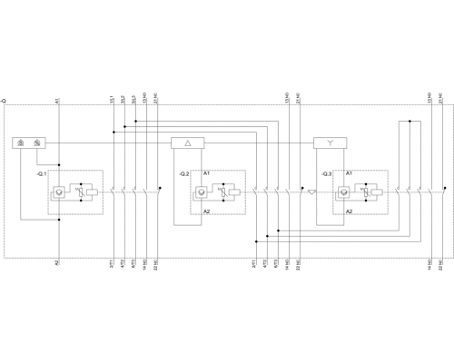 3RA2444-8XF32-1NB3 пусковая сборка Sirius
