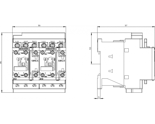 3RA2328-8XB30-1AP6 пусковая сборка Sirius