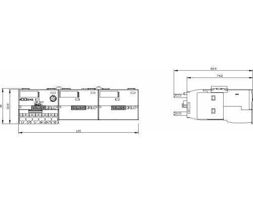 3RA2711-2CA00 пусковая сборка Sirius