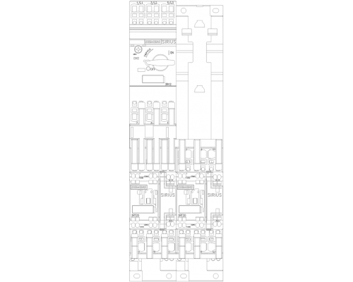 3RA2220-4AF26-0BB4 пусковая сборка Sirius