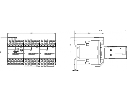 3RA2416-8XF31-2AF0 пусковая сборка Sirius
