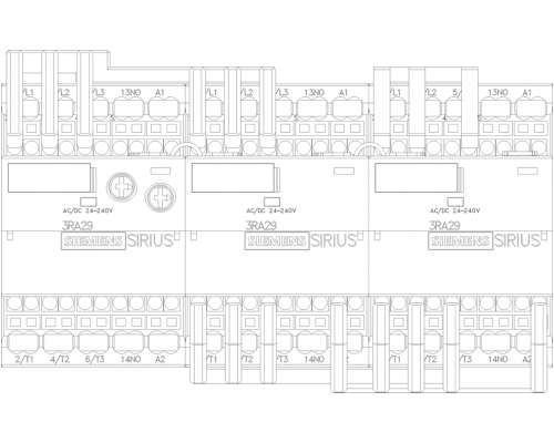 3RA2416-8XF31-2AF0 пусковая сборка Sirius