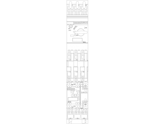 3RA2120-4DH27-0BB4 пусковая сборка Sirius