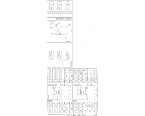 3RA2210-1EE15-2AP0 пусковая сборка Sirius