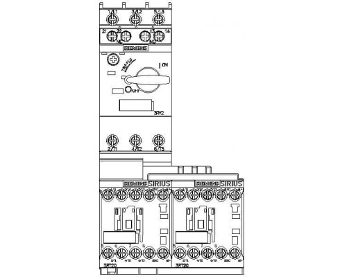 3RA2215-1BA16-2BB4 пусковая сборка Sirius