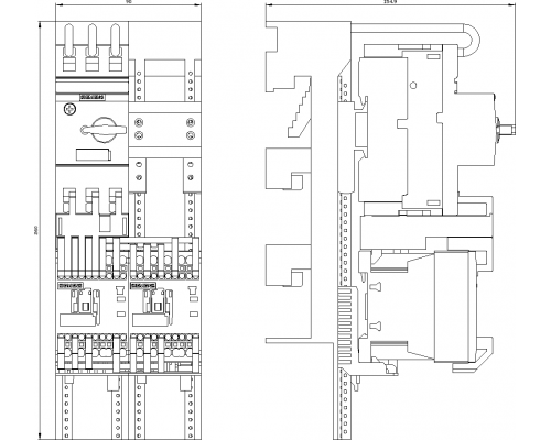 3RA2210-1GH15-2BB4 пусковая сборка Sirius