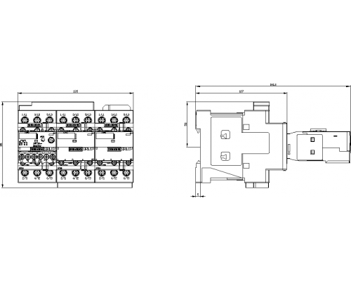 3RA2423-8XH32-1BB4 пусковая сборка Sirius