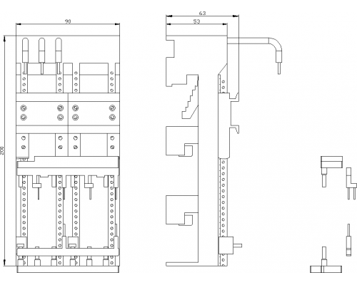 3RA2923-1EB1 пусковая сборка Sirius