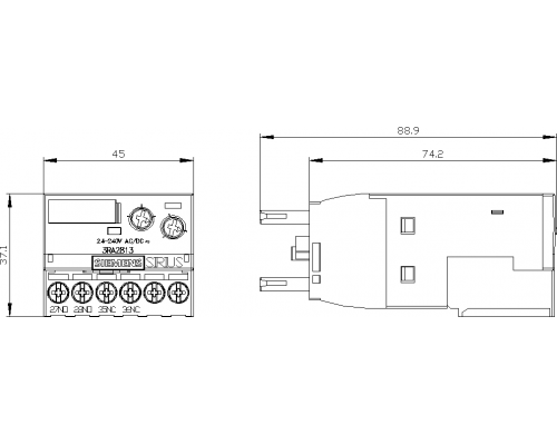 3RA2813-1FW10 пусковая сборка Sirius