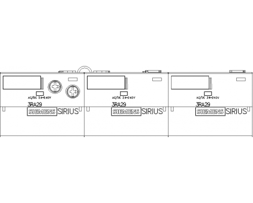 3RA2816-0EW20 пусковая сборка Sirius
