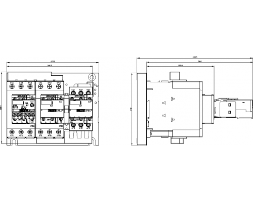 3RA2434-8XH32-1NB3 пусковая сборка Sirius
