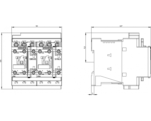3RA2323-8XB30-1BB4 пусковая сборка Sirius