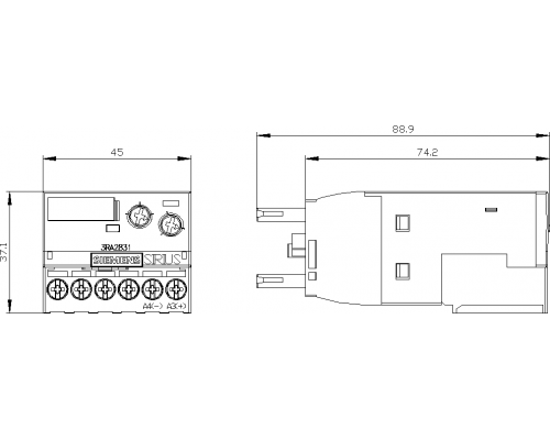 3RA2831-1DG10 пусковая сборка Sirius