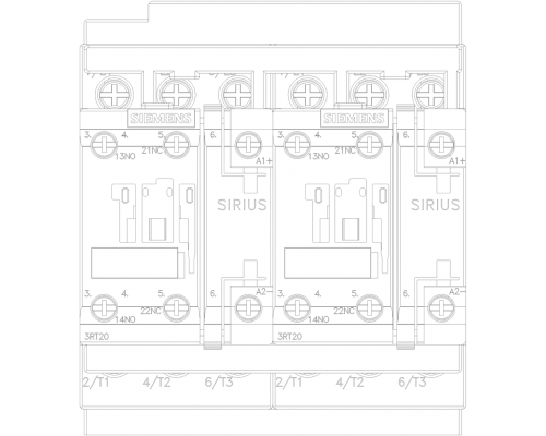 3RA2323-8XB30-1BB4 пусковая сборка Sirius
