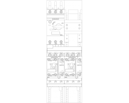 3RA2220-4ND27-0AP0 пусковая сборка Sirius