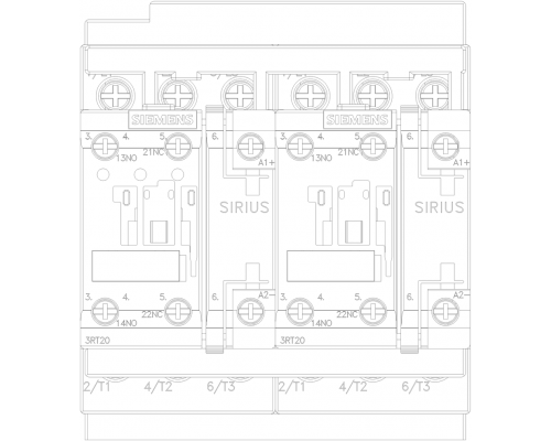 3RA2327-8XE30-1BB4 пусковая сборка Sirius