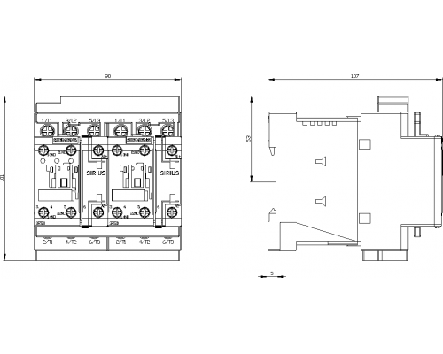 3RA2327-8XE30-1BB4 пусковая сборка Sirius