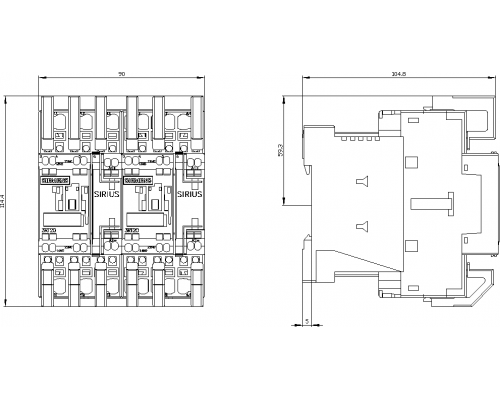 3RA2328-8XB30-2BB4 пусковая сборка Sirius