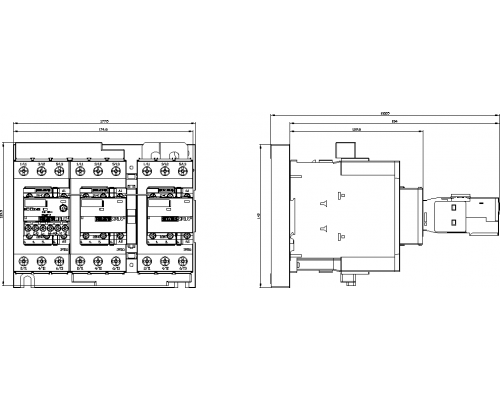 3RA2437-8XE32-1NB3 пусковая сборка Sirius