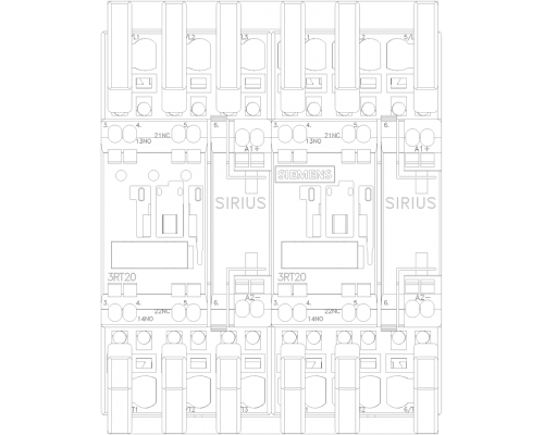 3RA2324-8XE30-2BB4 пусковая сборка Sirius