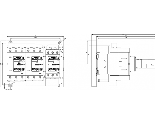 3RA2446-8XF32-1AC2 пусковая сборка Sirius