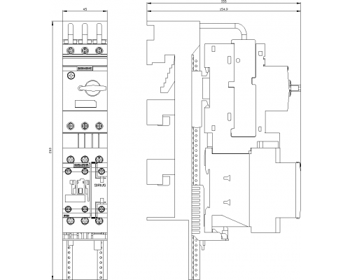 3RA2120-4ND27-0AP0 пусковая сборка Sirius