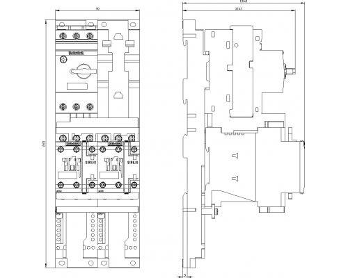 3RA2220-1KB24-0BB4 пусковая сборка Sirius
