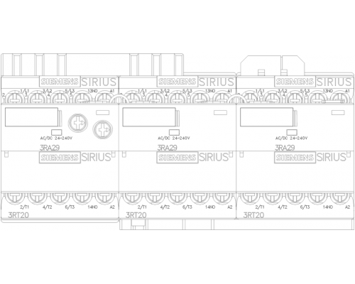 3RA2416-8XF31-1AF0 пусковая сборка Sirius