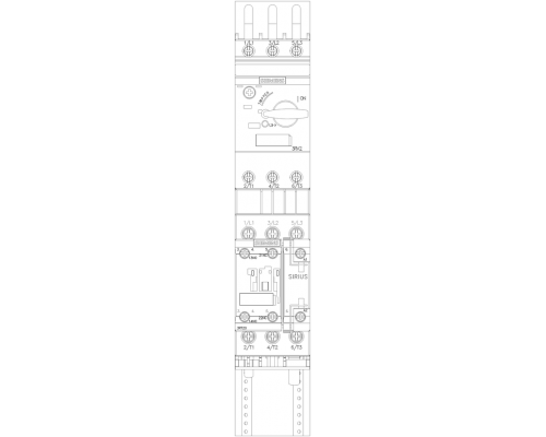 3RA2120-4ND27-0AP0 пусковая сборка Sirius