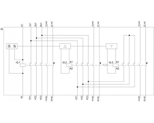 3RA2437-8XF32-1AG2 пусковая сборка Sirius