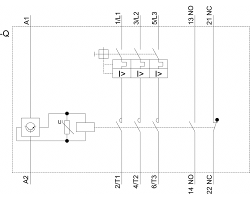 3RA2130-4JA37-0NB3 пусковая сборка Sirius