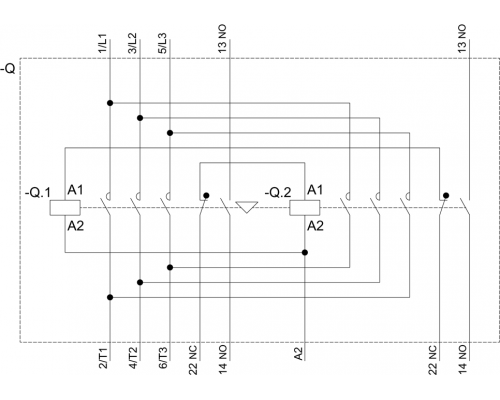 3RA2345-8XB30-1AG2 пусковая сборка Sirius