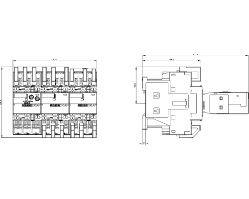 3RA2423-8XF32-2AL2 пусковая сборка Sirius