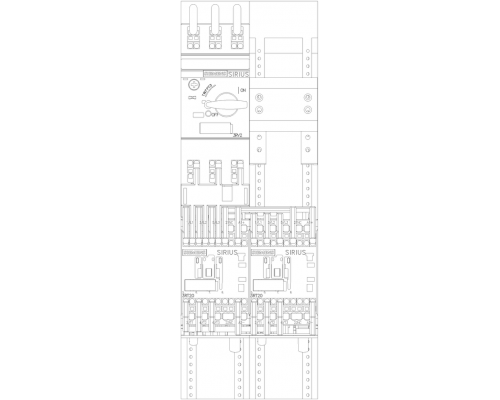 3RA2210-0GH15-2BB4 пусковая сборка Sirius