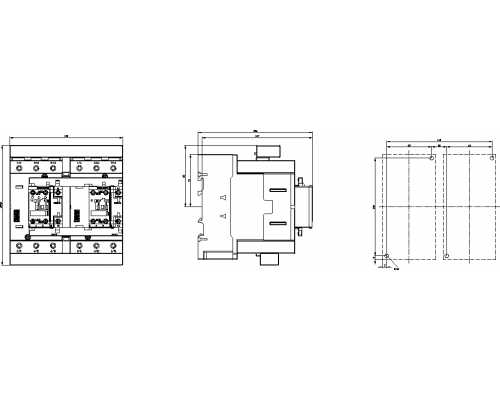 3RA2347-8XE30-1NB3 пусковая сборка Sirius