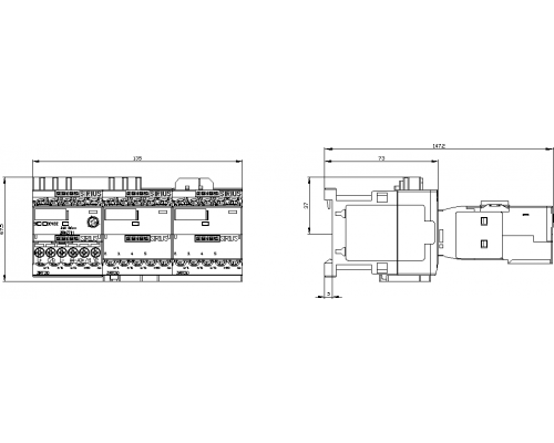 3RA2417-8XE31-1BB4 пусковая сборка Sirius