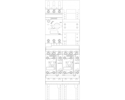 3RA2220-4DD27-0BB4 пусковая сборка Sirius
