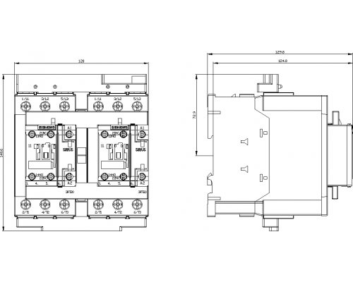 3RA2337-8XB30-1AP6 пусковая сборка Sirius
