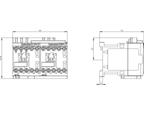 3RA2318-8XE30-1BB4 пусковая сборка Sirius