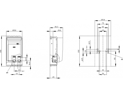 3NP1133-1CA10 предохранительный разъединитель