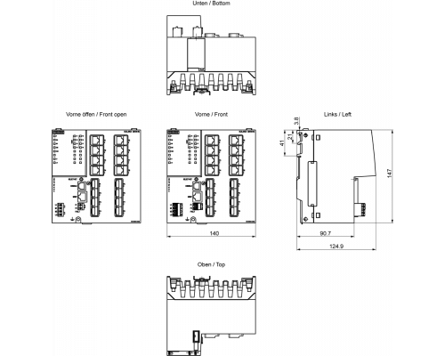 6GK5408-8GS00-2AM2 SCALANCE