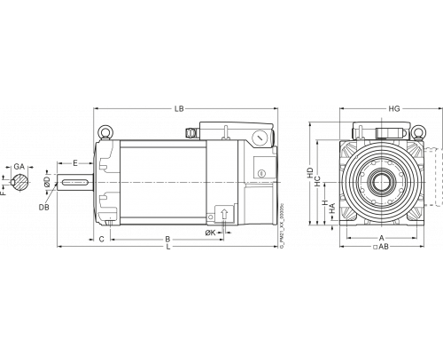 1PH8135-1JF10-2GA2-Z V90