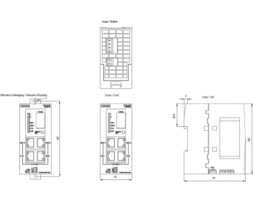 6GK5204-0BA00-2MB2 коммутатор Scalance