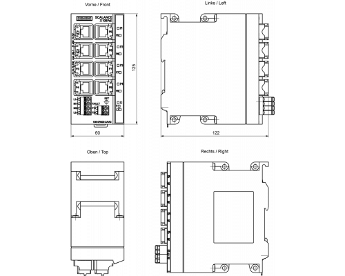 6GK5108-0PA00-2AA3 коммутатор Scalance